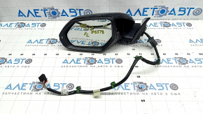 Left side mirror assembly for Audi Q8 19-25, 15 pins, heated, auto-dimming, BSM, backlight, turn signal, black
