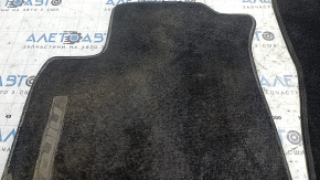 Set of Kia Niro 17-22 HEV floor mats, PHEV, black, cloth, dry-cleanable