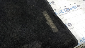 Set of Kia Niro 17-22 HEV floor mats, PHEV, black, cloth, dry-cleanable
