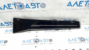 Right upper front panel trim for Audi Q8 19-25, glossy black, scratches