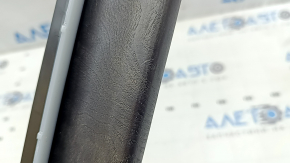 Right lower front panel trim for Audi Q8 19-25, gray-brown wood, with backlight, scratches, crack in mount