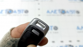 Audi Q8 19-25 key, 4 buttons, glossy black, worn, nicks, scratches