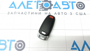 Audi Q8 19-25 key, 4 buttons, matte black with matte chrome