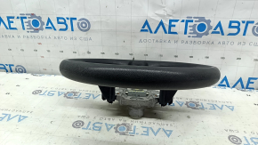Kia Niro 17-19 HEV steering wheel, black rubber, no buttons, needs cleaning, worn