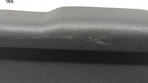 The lower trim of the Audi Q8 19-25 black trunk door without a curtain on the glass, scratches