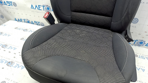 Driver's seat Kia Niro 17-22 HEV, PHEV without AIRBAG, combined black, mechanical, without headrest, needs cleaning, scratches on the lining, worn fabric