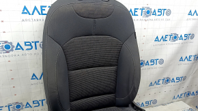 Driver's seat Kia Niro 17-22 HEV, PHEV without AIRBAG, combined black, mechanical, without headrest, needs cleaning, scratches on the lining, worn fabric