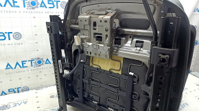 Driver's seat Kia Niro 17-22 HEV, PHEV without AIRBAG, combined black, mechanical, without headrest, needs cleaning, scratches on the lining, worn fabric