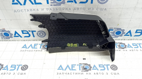 Left rear pillar trim assembly for Audi Q8 19-25, black, under belt, 2 parts