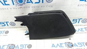 Right rear pillar trim assembly for Audi Q8 19-25, black, under belt, 2 parts