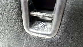 Rear seats, 2nd row, upper left, Kia Niro 17-22 HEV, PHEV combination, black, cloth, without headrest, dents, scratches on plastic, needs cleaning