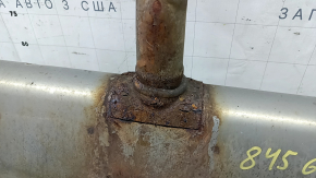 Kia Niro 17-22 HEV, PHEV rear muffler with barrel, rusty