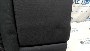 Rear seat, 2nd row, upper part, right, Kia Niro 17-22 HEV, PHEV, combined black, cloth, with belt and armrest, without headrests, worn, scratches, dents, needs cleaning