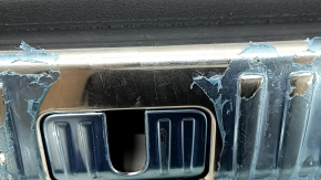 Audi Q8 19-25 trunk opening trim, black with chrome insert, scratches
