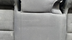 Rear seat cushion, 2nd row, Kia Niro 17-22 HEV, PHEV, combination black, cloth, needs cleaning, scuffs