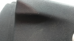 Black front right door panel for a Kia Niro 17-22, gray insert, rubber armrest, scratches, needs cleaning, nicks