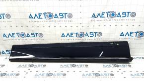 Lower front left door trim for Audi Q8 19-25, black, scratches, nicks
