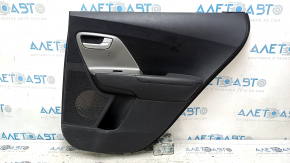 Door trim panel rear right Kia Niro 17-22 HEV, PHEV black, gray insert, rubber armrest, not heated, with handle, scratches