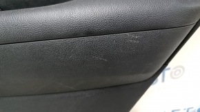 Door trim panel rear right Kia Niro 17-22 HEV, PHEV black, gray insert, rubber armrest, not heated, with handle, scratches