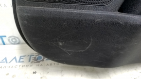 Door trim panel rear right Kia Niro 17-22 HEV, PHEV black, gray insert, rubber armrest, not heated, with handle, scratches