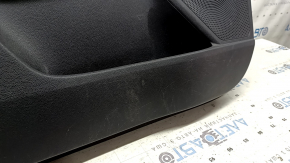 Door trim panel, front left, Kia Niro 17-22 HEV, PHEV black, insert gray, rubber armrest, scratches, bump