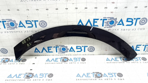 Rear left fender arch trim for Audi Q8 19-23, black, scratches