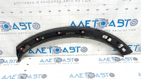 Rear right fender arch trim for Audi Q8 19-23, black, scratches, dents