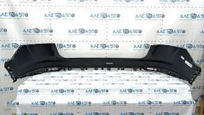 The rear bumper, bare upper part, Audi Q8 19-23, black, scratches
