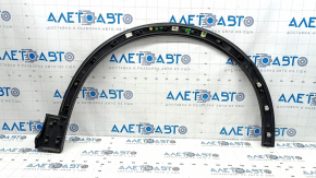 Front left fender arch trim for Audi Q8 19-23, black, scratches