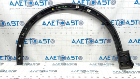 Front right fender arch trim for Audi Q8 19-23, black, scratches
