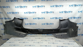 Kia Niro 17-19 HEV rear bumper, PHEV without parking sensors, black, broken fasteners, scuffs, cracks, scratches