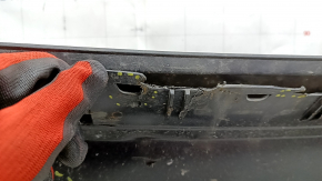 Kia Niro 17-19 HEV rear bumper, PHEV without parking sensors, black, broken fasteners, scuffs, cracks, scratches
