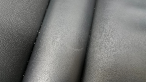 Driver's seat for Audi Q8 19-23 with airbag, headrest, electric, heated, black leather, gray stitching, scratches, worn