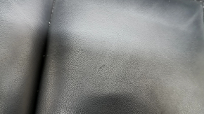 Driver's seat for Audi Q8 19-23 with airbag, headrest, electric, heated, black leather, gray stitching, scratches, worn