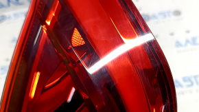 Audi Q8 19-23 left outer fender light scratches