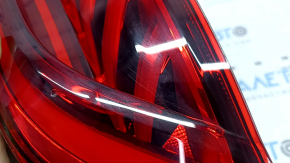 Audi Q8 19-23 left outer fender light scratches