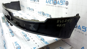 Bare lower rear bumper for Audi Q8 19-23, for parking sensors, without plug, black