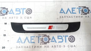 Audi A6 C7 12-18 S-line outer rear left door sill scratches