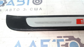 Audi A6 C7 12-18 S-line outer rear left door sill scratches