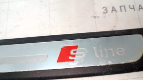 Audi A6 C7 12-18 S-line outer rear left door sill scratches