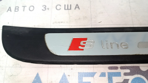 Audi A6 C7 12-18 S-line outer rear right door sill scratches