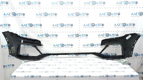 Bare front bumper for Audi Q8 19-23 without Park Assist, without plug, black, broken fasteners, dent