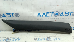 Upper right front pillar trim for Audi A6 C7 16-18 rest, black, scuffed