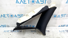 Left rear window trim for Audi A6 C7 12-18, black, scratches