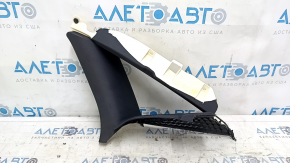 Right rear window trim for Audi A6 C7 12-18, black, scratches