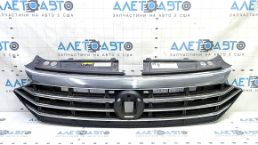 Radiator grille grill VW Jetta 19-21 without the emblem under the radar, sand