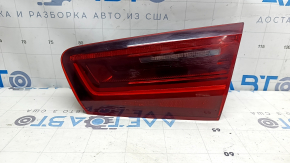 Right inner trunk lid light for Audi A6 C7 16-18 restyling, scratches