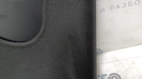 Right upper center pillar trim, Audi A6 C7 12-18, without air duct, black, scratches, broken mount