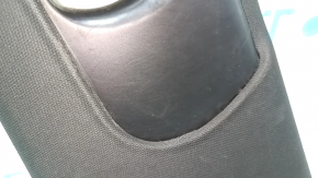Left upper center pillar trim, Audi A6 C7 12-18 without air duct, black, scratches, broken mount