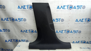 Lower left center pillar trim for Audi A6 C7 12-18, black, scratches